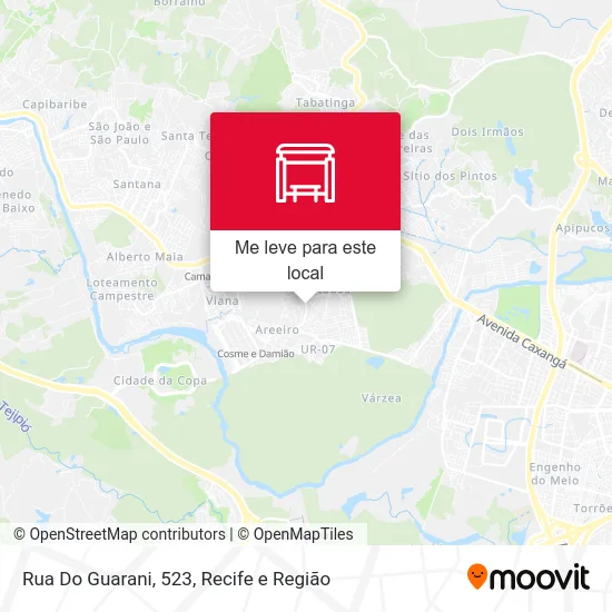Rua Do Guarani, 523 mapa