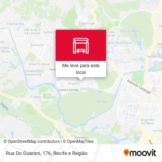 Rua Do Guarani, 176 mapa