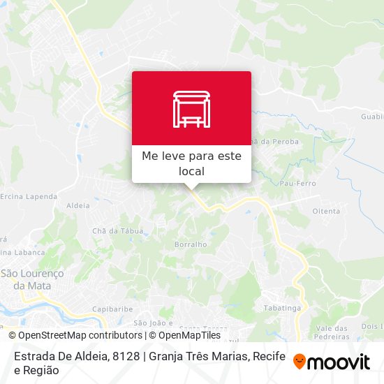 Estrada De Aldeia, 8128 | Granja Três Marias mapa