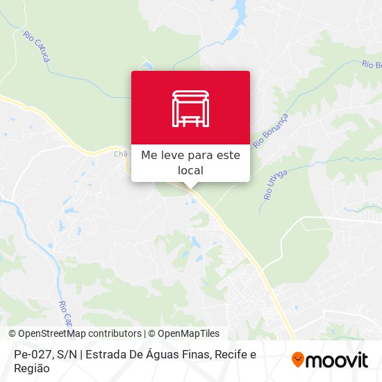 Pe-027, S / N | Estrada De Águas Finas mapa