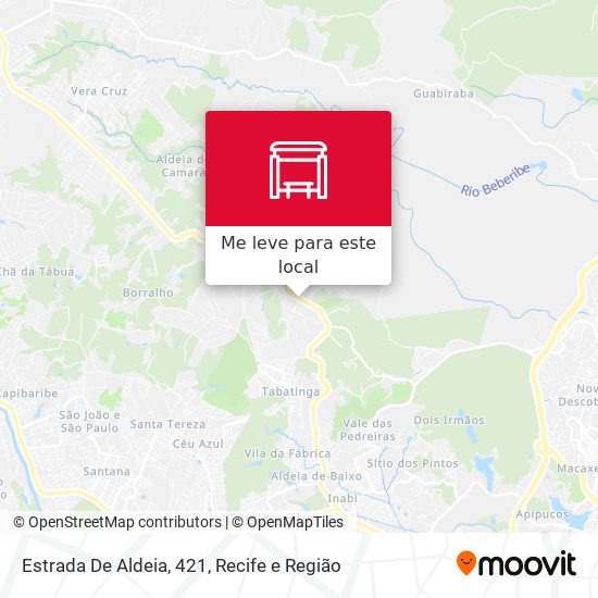 Estrada De Aldeia, 421 mapa