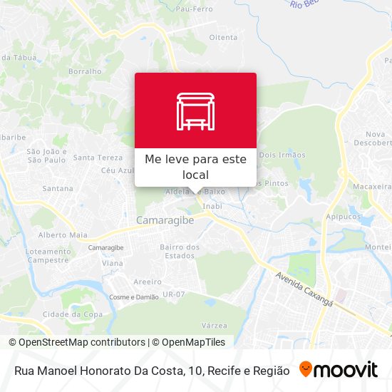 Rua Manoel Honorato Da Costa, 10 mapa