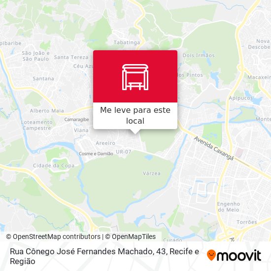 Rua Cônego José Fernandes Machado, 43 mapa