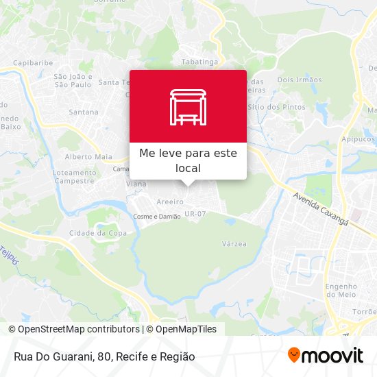 Rua Do Guarani, 80 mapa