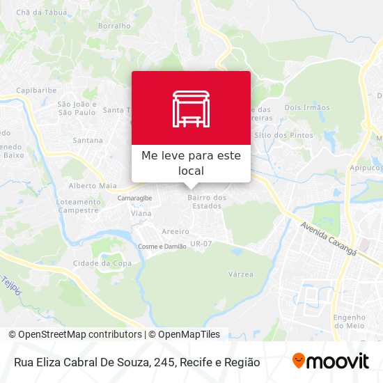 Rua Eliza Cabral De Souza, 245 mapa