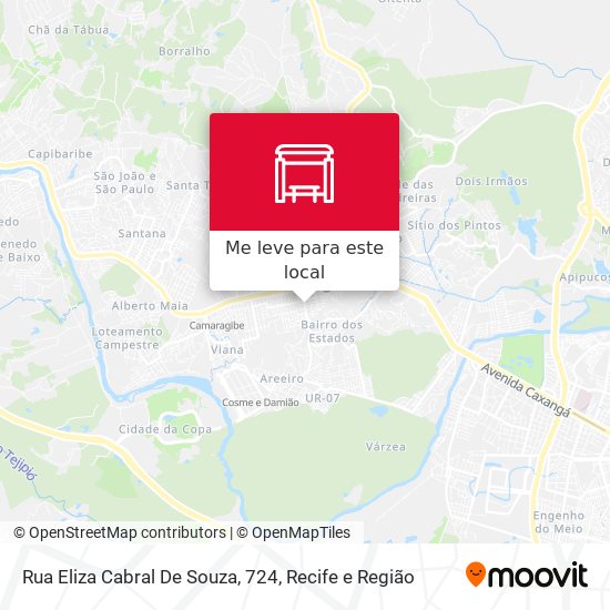 Rua Eliza Cabral De Souza, 724 mapa