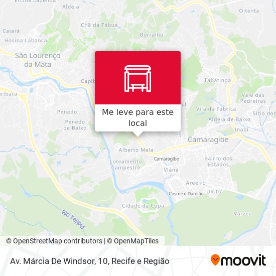 Av. Márcia De Windsor, 10 mapa