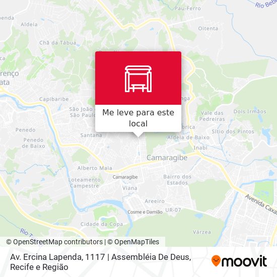 Av. Ercina Lapenda, 1117 | Assembléia De Deus mapa