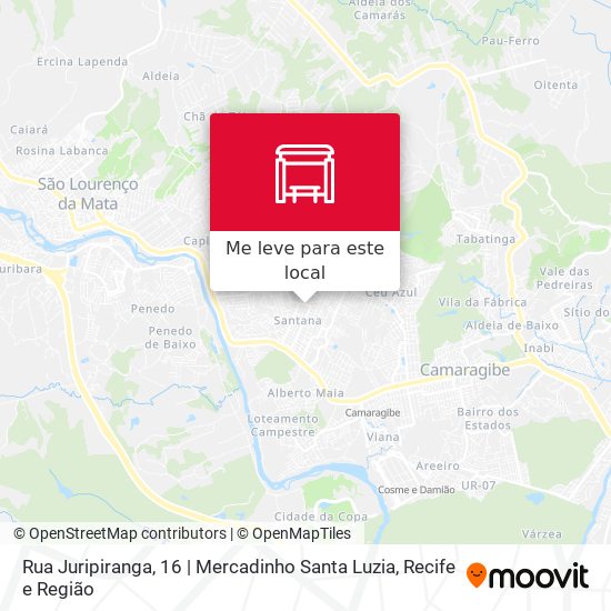 Rua Juripiranga, 16 | Mercadinho Santa Luzia mapa