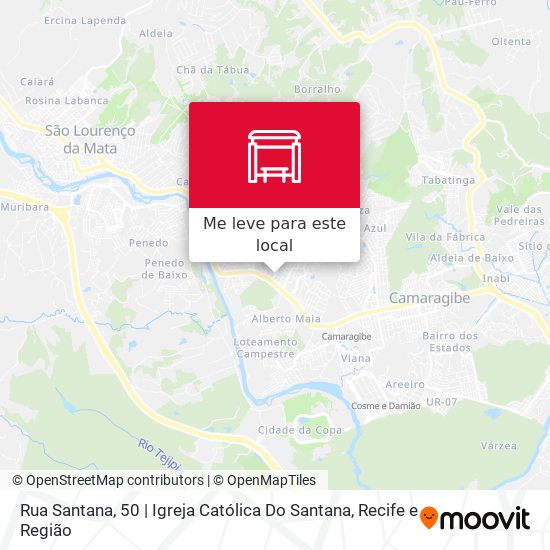 Rua Santana, 50 | Igreja Católica Do Santana mapa