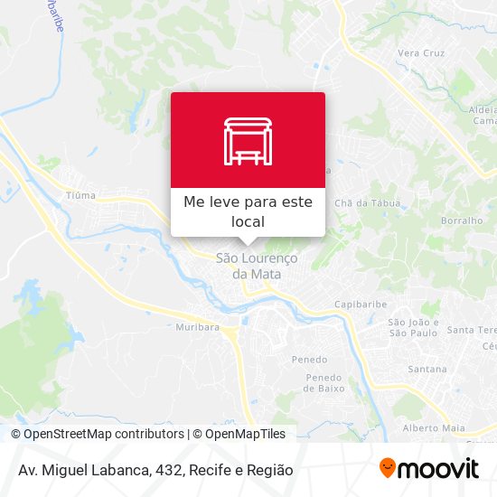 Av. Miguel Labanca, 432 mapa