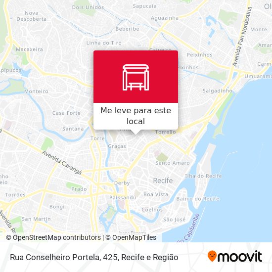 Rua Conselheiro Portela, 425 mapa