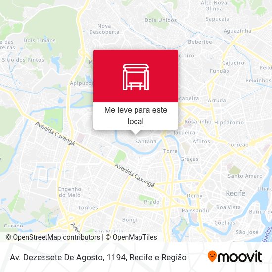 Av. Dezessete De Agosto, 1194 mapa