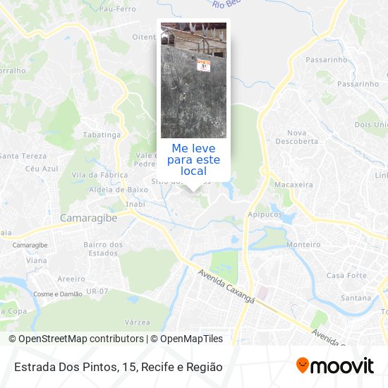 Estrada Dos Pintos, 15 mapa
