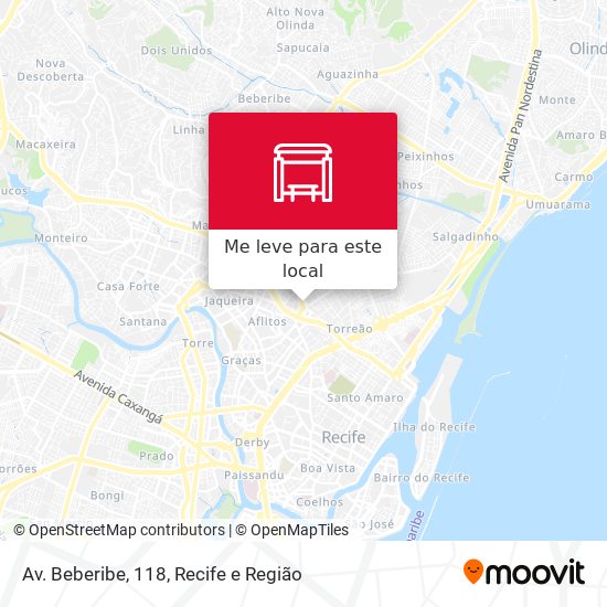 Av. Beberibe, 118 mapa