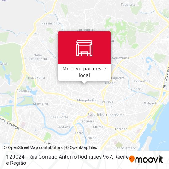 120024 - Rua Córrego Antônio Rodrigues 967 mapa