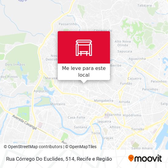 Rua Córrego Do Euclides, 514 mapa