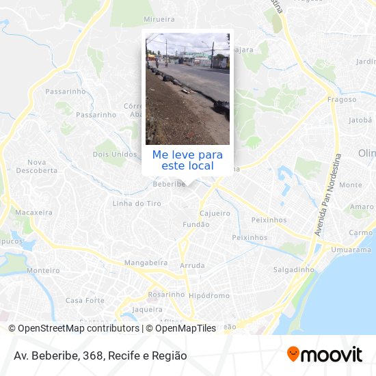 Av. Beberibe, 368 mapa