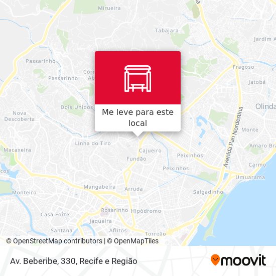 Av. Beberibe, 330 mapa