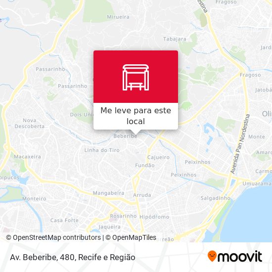 Av. Beberibe, 480 mapa