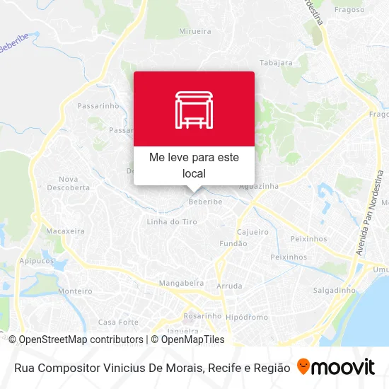 Rua Compositor Vinicius De Morais mapa