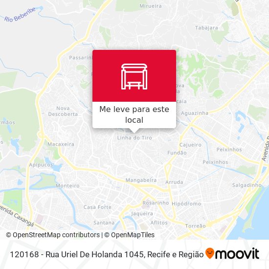 120168 - Rua Uriel De Holanda 1045 mapa