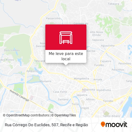 Rua Córrego Do Euclides, 507 mapa