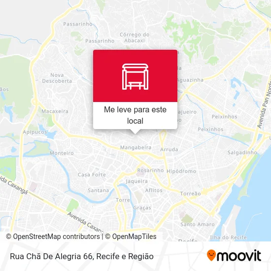Rua Chã De Alegria 66 mapa