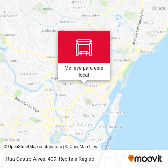 Rua Castro Alves, 409 mapa
