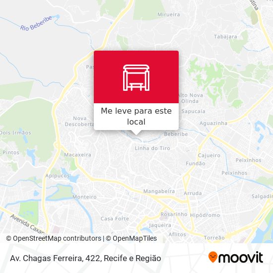 Av. Chagas Ferreira, 422 mapa