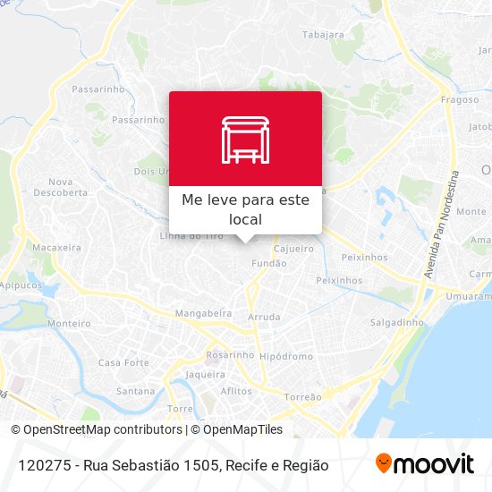 120275 - Rua Sebastião 1505 mapa