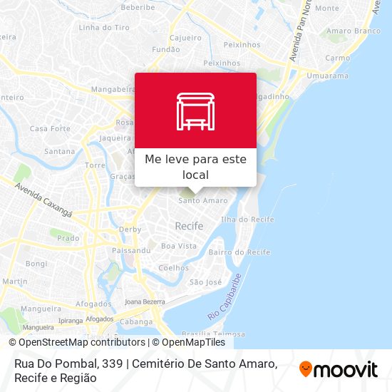 Rua Do Pombal, 339 | Cemitério De Santo Amaro mapa