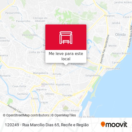 120249 - Rua Marcílio Dias 65 mapa