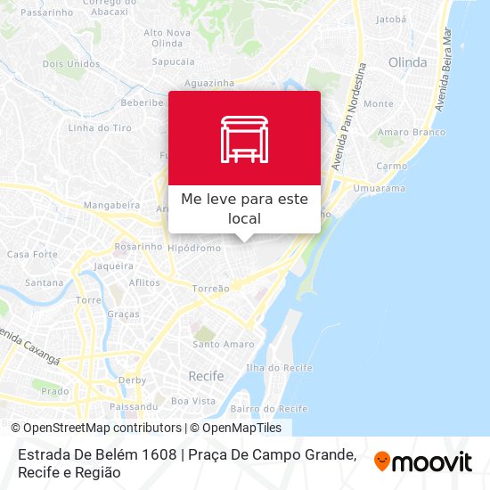 Estrada De Belém 1608 | Praça De Campo Grande mapa