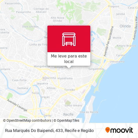 Rua Marquês Do Baipendi, 433 mapa