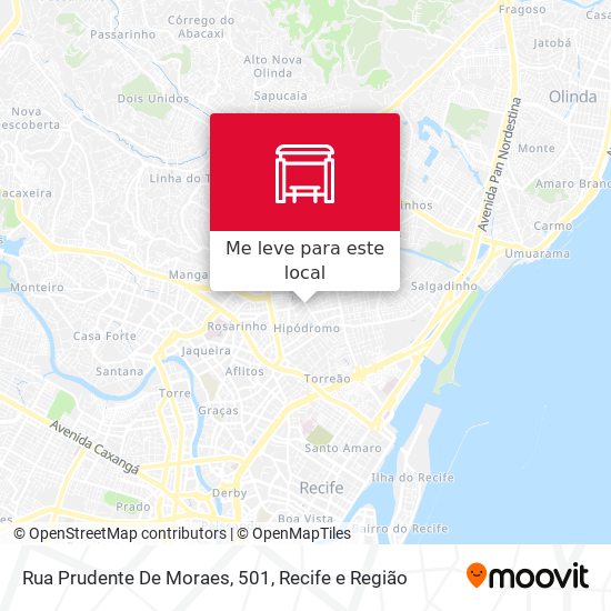 Rua Prudente De Moraes, 501 mapa