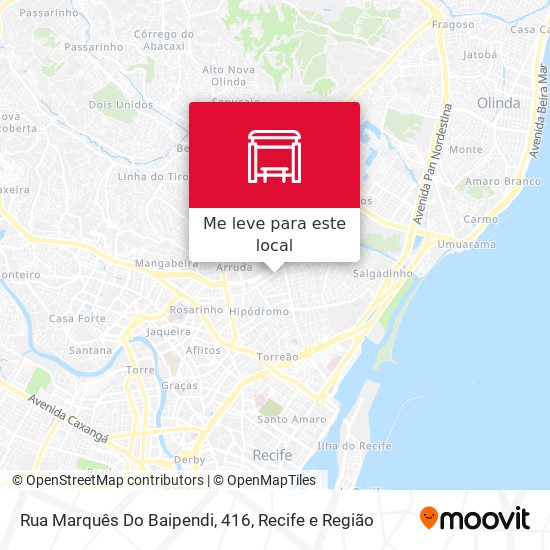 Rua Marquês Do Baipendi, 416 mapa