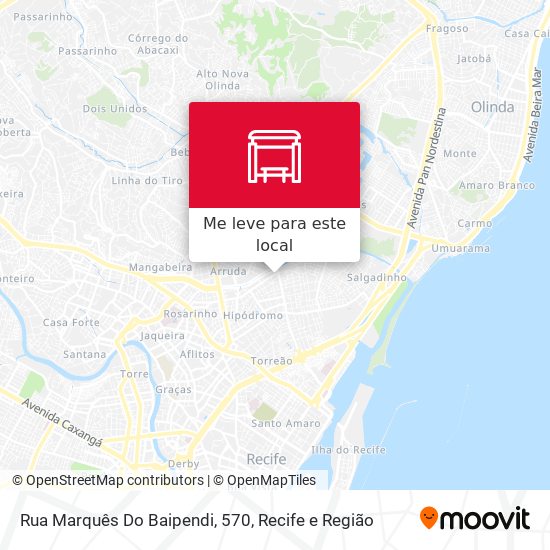 Rua Marquês Do Baipendi, 570 mapa