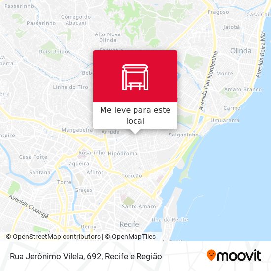 Rua Jerônimo Vilela, 692 mapa