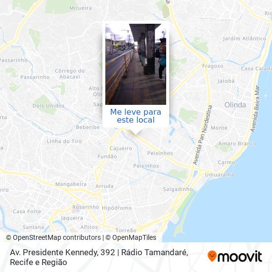 Av. Presidente Kennedy, 392 | Rádio Tamandaré mapa