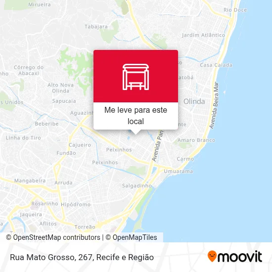 Rua Mato Grosso, 267 mapa