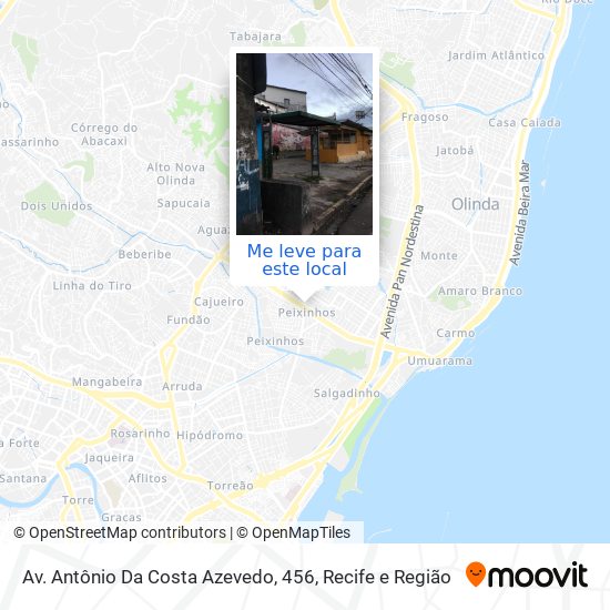 Av. Antônio Da Costa Azevedo, 456 mapa