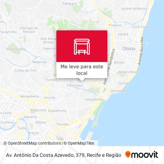 Av. Antônio Da Costa Azevedo, 379 mapa