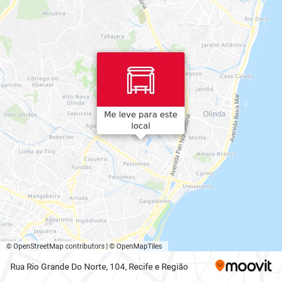 Rua Rio Grande Do Norte, 104 mapa