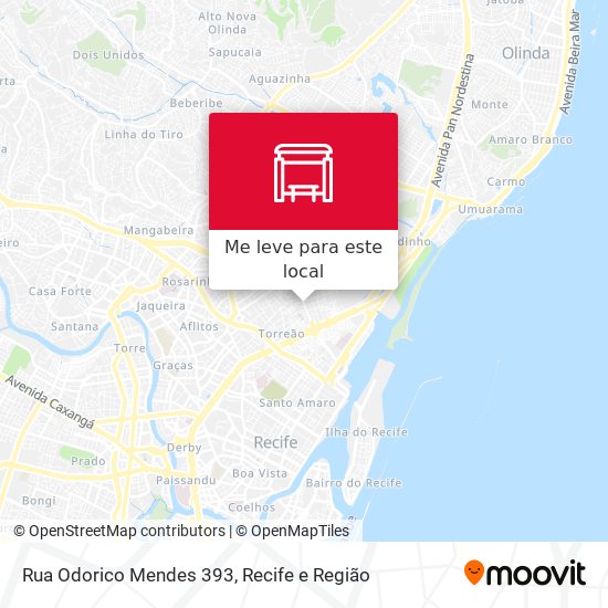 Rua Odorico Mendes 393 mapa
