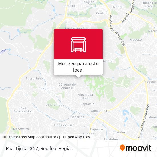 Rua Tijuca, 367 mapa