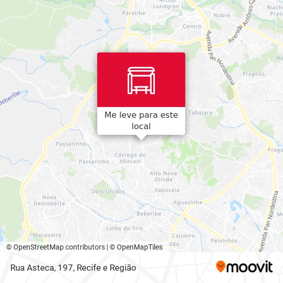 Rua Asteca, 197 mapa