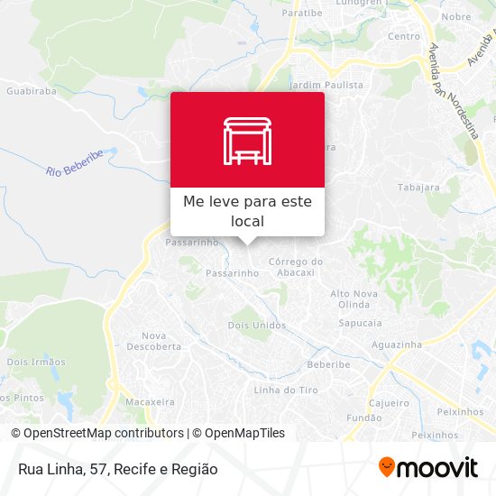 Rua Linha, 57 mapa