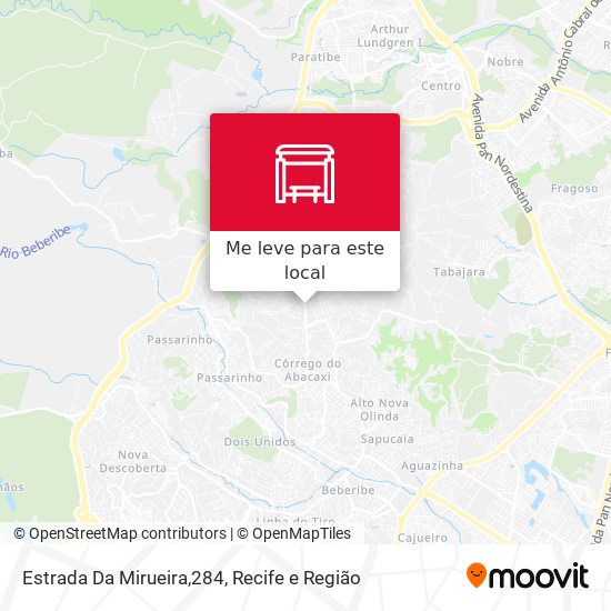 Estrada Da Mirueira,284 mapa