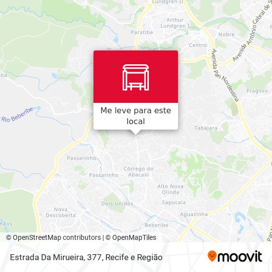 Estrada Da Mirueira, 377 mapa